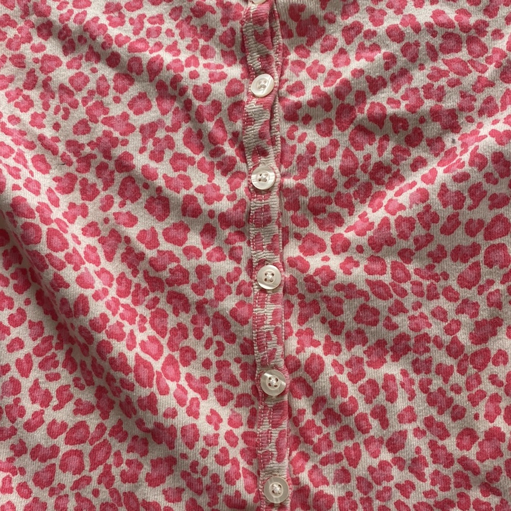 Brandy Melville Pink Cheetah Zelly Top - Picture 2 of 4